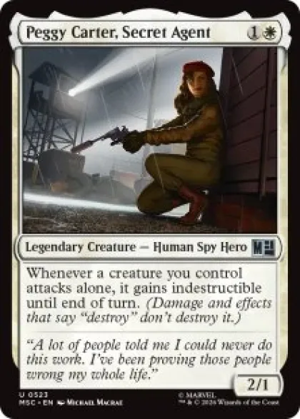 Peggy Carter, Secret Agent - Marvel Super Heroes Commander