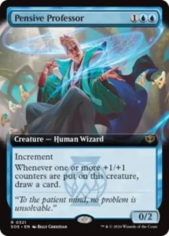 Pensive Professor (foil) (extended art) - Secrets of Strixhaven Varianten