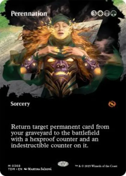 Perennation (foil) (borderless) - Tarkir: Dragonstorm Varianten