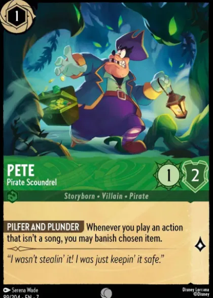 Pete, Pirate Scoundrel (foil) - Archazia's island