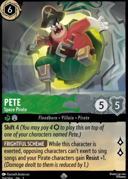 Pete, Space Pirate (foil) - Archazia's island