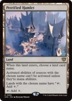 Petrified Hamlet - Secrets of Strixhaven Planeswalker Stamped