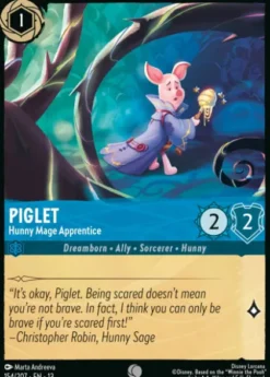 Piglet, Hunny Mage Apprentice (foil) - Attack of the Vine