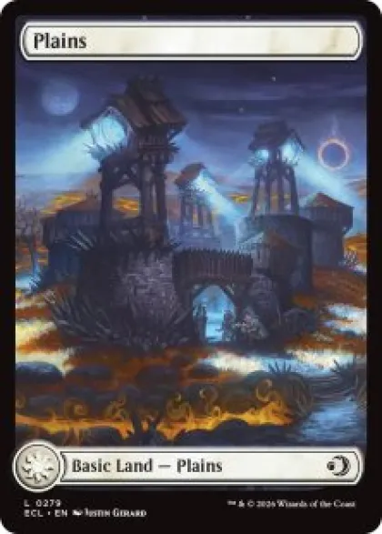 Plains (#279) (foil) (full art) - Lorwyn Eclipsed