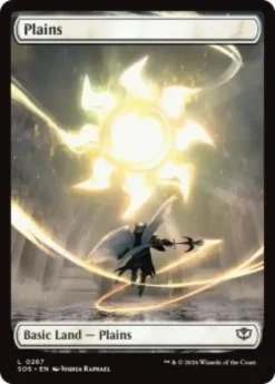 Plains (#267) (foil) (full art) - Secrets of Strixhaven
