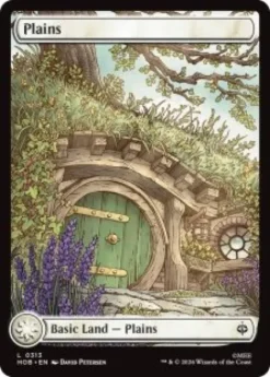 Plains (#313) (foil) (full art) - The Hobbit