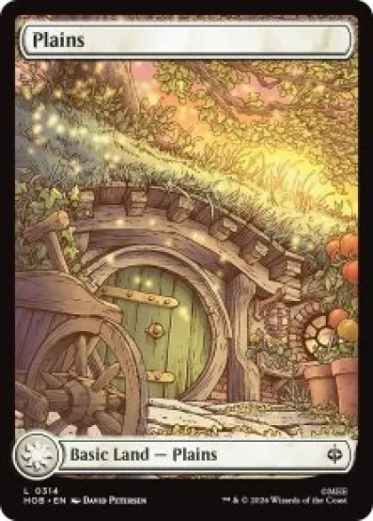 Plains (#314) (foil) (full art) - The Hobbit