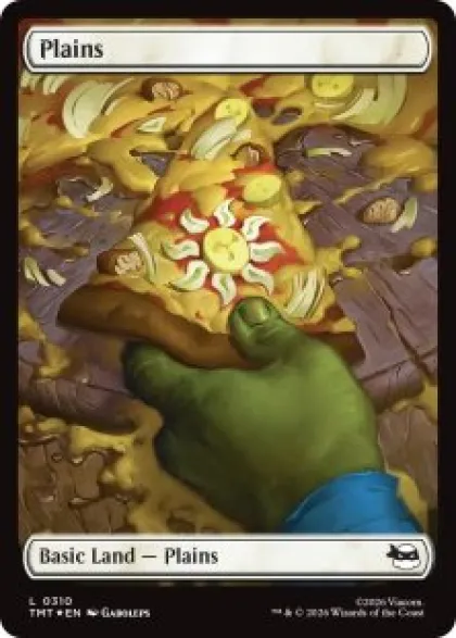 Plains (#310) (surge foil) (full art) - Teenage Mutant Ninja Turtles