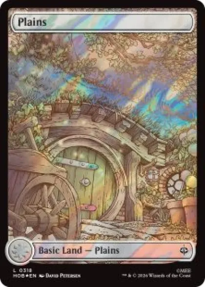Plains (#318) (surge foil) - The Hobbit