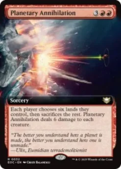 Planetary Annihilation (extended art) - Edge of Eternities Commander Varianten