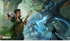 Playmat Adventures in the Forgotten Realms: The Party Fighting Blue Dragon