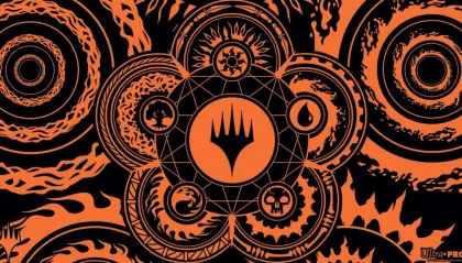 Playmat Magic: The Gathering Mana 7 - Color Wheel