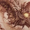 Playmat The Brothers' War - Schematic Wurmcoil Engine