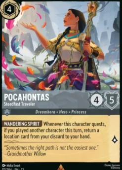 Pocahontas, Steadfast Traveler (foil) - Wilds Unknown
