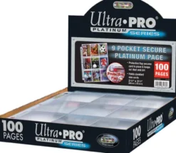 9 Pocket Pages Top Loading Clear Platinum Secure (100 stuks)