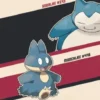 Pokemon Playmat: Snorlax and Munchlax