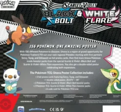 Pokemon - Scarlet & Violet Black Bolt and White Flare Poster Collection