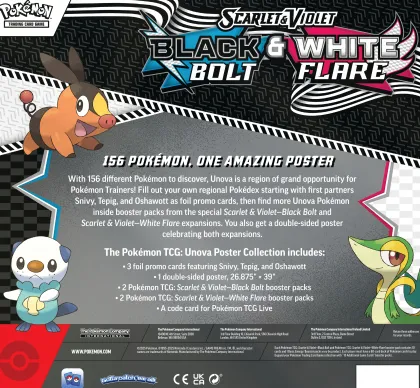 Pokemon - Scarlet & Violet Black Bolt and White Flare Poster Collection