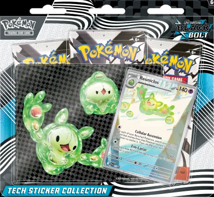 Pokemon - Scarlet & Violet Black Bolt Tech Sticker Blister: Reuniclus
