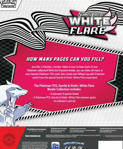 Pokemon - Scarlet & Violet White Flare Binder Collection: Reshiram