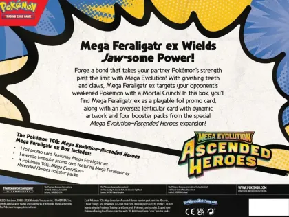 Pokémon: Mega Evolution - Ascended Heroes EX Box: Mega (set van 3)