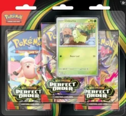 Pokémon: Mega Evolution - Perfect Order 3 Booster Blister: Chikorita