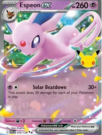 Pokémon: 30th Celebration - Battle Deck: Espeon EX