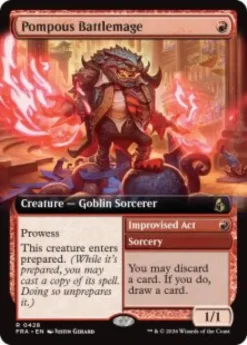 Pompous Battlemage (foil) (extended art) - Reality Fracture Varianten