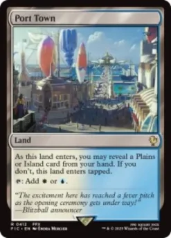 Port Town (surge foil) - Final Fantasy Commander