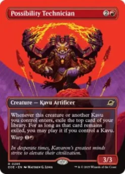 Possibility Technician (foil) (borderless) - Edge of Eternities Varianten
