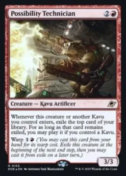 Possibility Technician (foil) - Edge of Eternities prerelease Promo's
