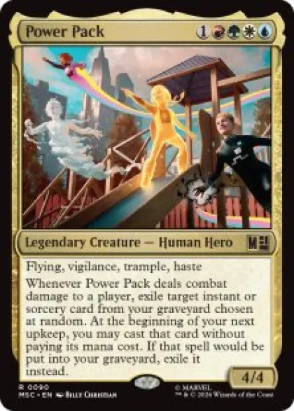 Power Pack (surge foil) - Marvel Super Heroes Commander
