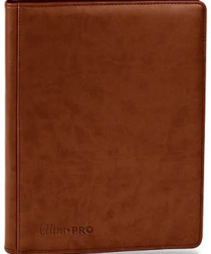 Premium Pro 9 Pocket Binder Brown