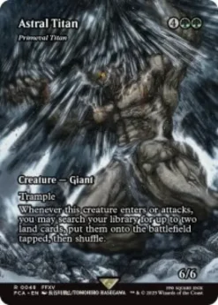Primeval Titan (foil) (showcase) - Final Fantasy Through the Ages