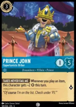 Prince John, Opportunistic Briber (foil) - Shimmering Skies