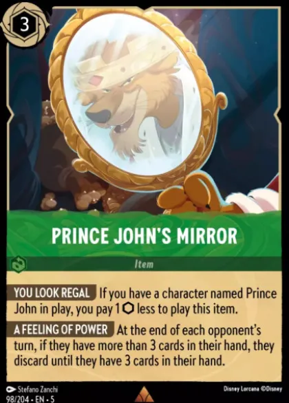 Prince John's Mirror (foil) - Shimmering Skies