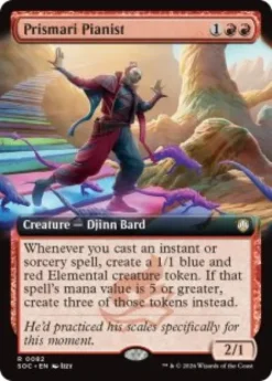 Prismari Pianist (extended art) - Secrets of Strixhaven Commander Varianten