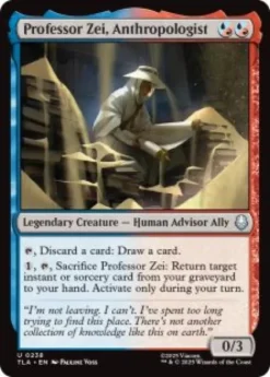 Professor Zei, Anthropologist (foil) - Avatar: The Last Airbender