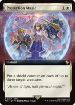 Protection Magic (foil) (extended art) - Final Fantasy Commander Varianten