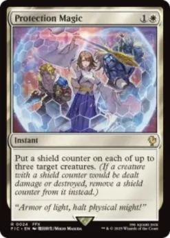 Protection Magic (surge foil) - Final Fantasy Commander