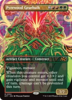 Pyrewood Gearhulk (#352) (foil) (borderless) - Aetherdrift Varianten