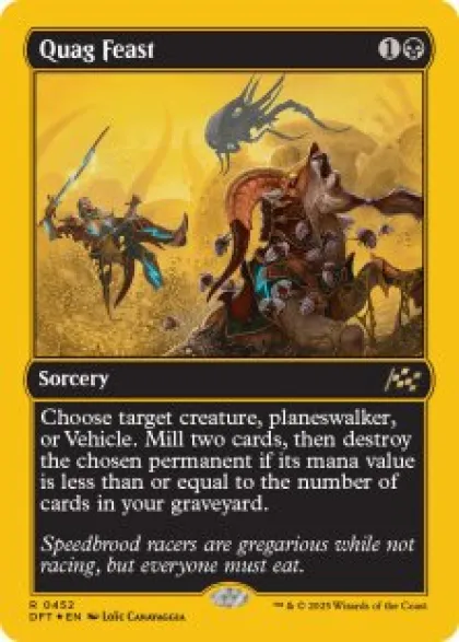 Quag Feast (#452) (first-place foil) - Aetherdrift First-Place Box Toppers