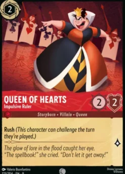 Queen of Hearts, Impulsive Ruler (foil) - Fabled