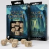 Q-Workshop - Call of Cthulhu RPG Dice Set: Beige & Black (7-delig)