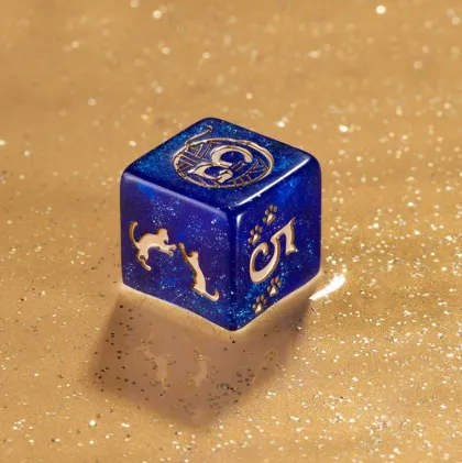 Q-Workshop - Cats Modern RPG Dice Set: Meowster (7-delig)