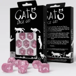 Q-Workshop - Cats RPG Dice Set: Daisy (7-delig)