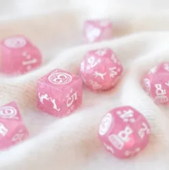 Q-Workshop - Cats RPG Dice Set: Daisy (7-delig)