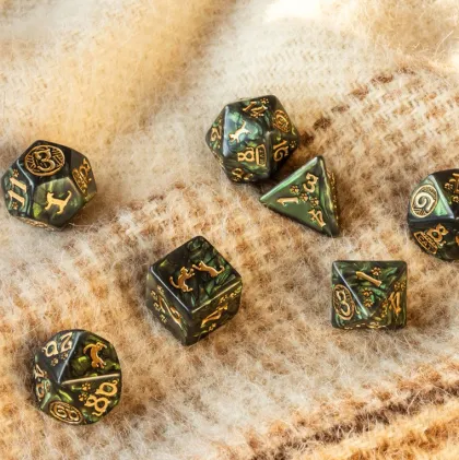 Q-Workshop - Cats RPG Dice Set: Pixel (7-delig)