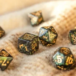 Q-Workshop - Cats RPG Dice Set: Pixel (7-delig)