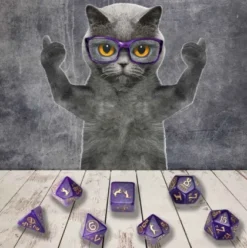 Q-Workshop - Cats RPG Dice Set: Purrito